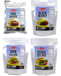 Vegan Burger 4-Pack (72 Patties): 10-Year 18 Serving Bags